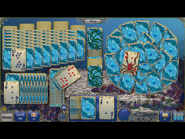 Jewel Match Solitaire: Atlantis 3