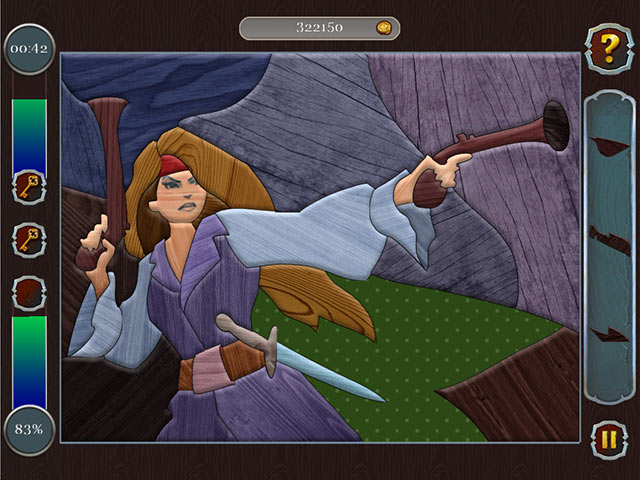 Pirate Mosaic Puzzle: Caribbean Treasures